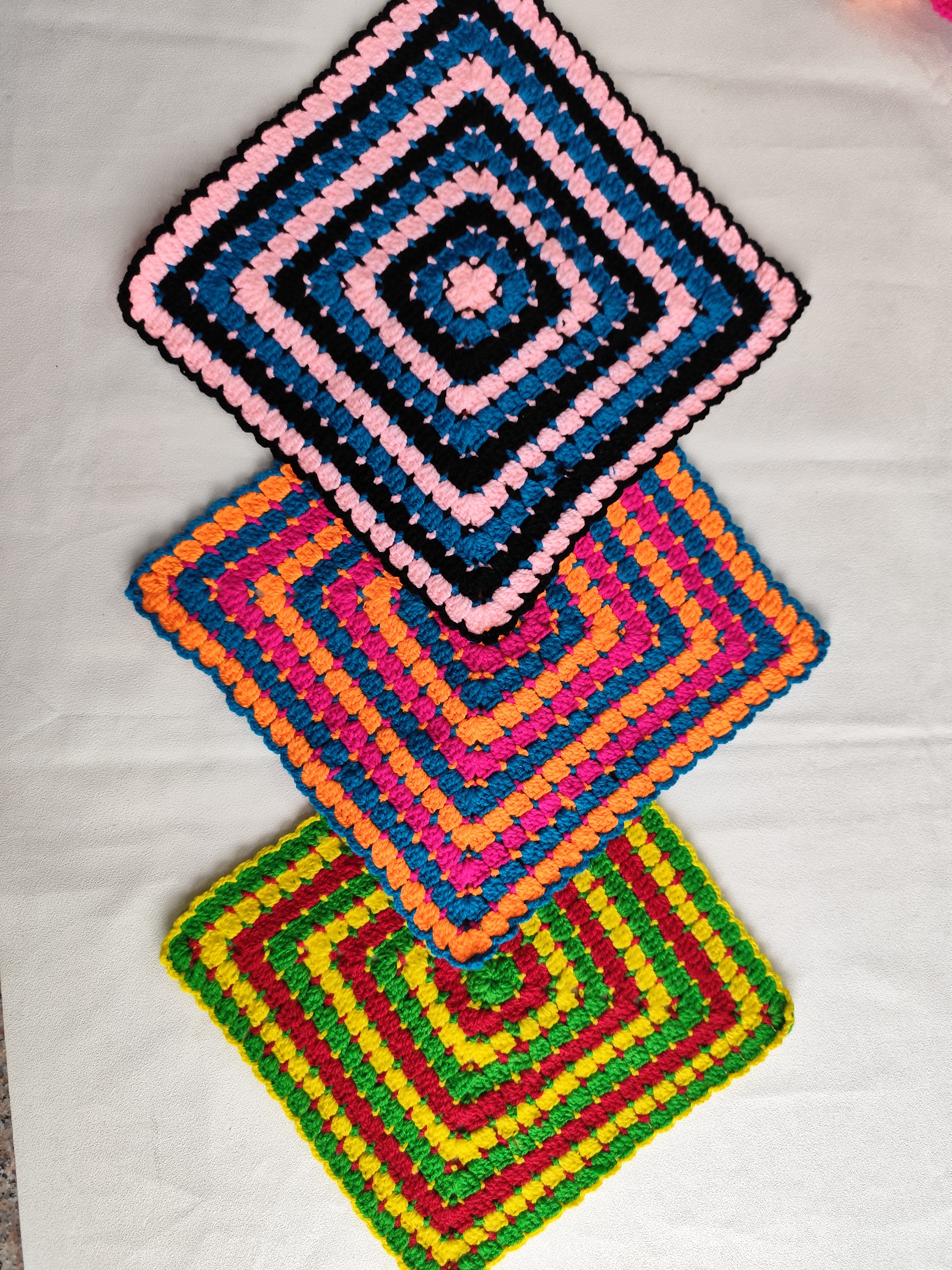 Thumbnail of Handmade square table mats or thalposh 2